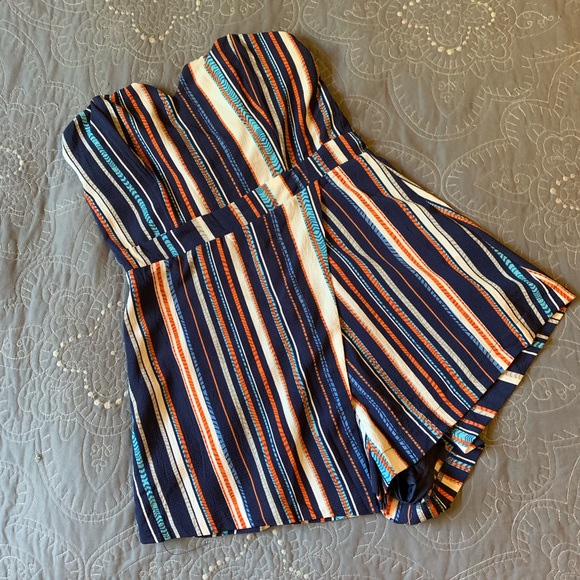 Fashion Nova Strapless Romper - Picture 1 of 6